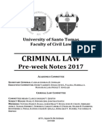UST Criminal Law 2017 - Preweek Final