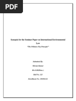 Internatonal Environment Law Synopsis