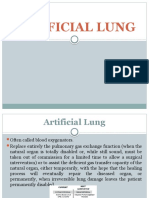 Artificial Lung Performance