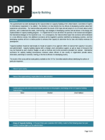 Questionnaire On Capacity Building