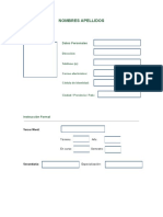 CV - Documentos de Google