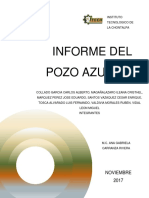 Análisis bioestratigráfico del pozo Azurita