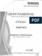 Soal UN Bahasa Indonesia SMP 2006 Paket 2 PDF