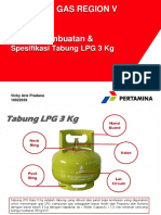 Materi Presentasi Proses Pembuatan Dan Spesifikasi Tabung LPG 3 Kg