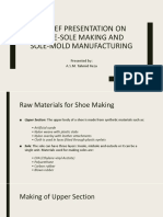 A Brief Presentation On Shoe-Sole Making