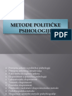 Metode Političke Psihologije