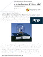 2.Applications of Bipolar Junction Transistor or BJT _ History of BJT 