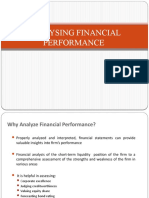 Analysing Financial Performance