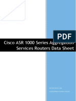 Cisco ASR 1000 Series Aggregation Services Routers Data Sheet