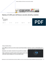 Mystery of 2,000-Year-old Roman Concrete Solved by Scientists