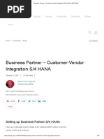 Download Business Partner  Customer-Vendor Integration S_4 HANA _ SAP Blogs by suku_mca SN364596966 doc pdf