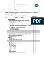 USG CHECKLIST