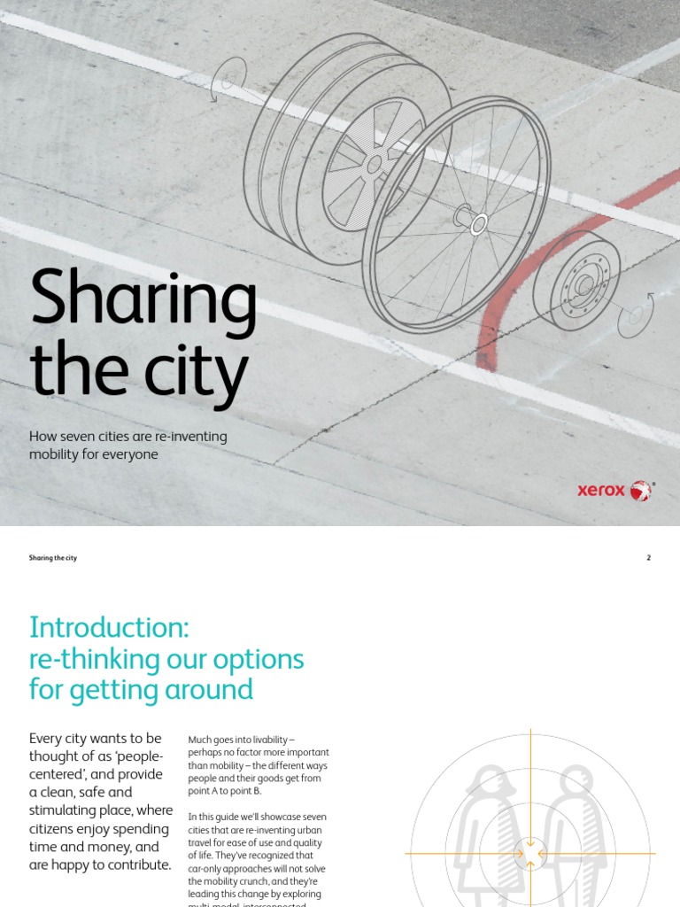 Sharing The City Urban Mobility | PDF | Cycling Infrastructure | Transport