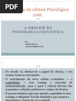 A Origem Da Psicologia Científica