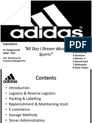 Adidas PDF | Adidas | Inventory