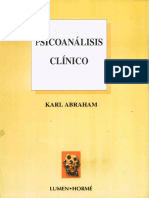 Abraham, Karl - Psicoanálisis Clínico.pdf