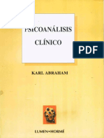 Abraham, Karl - Psicoanálisis Clínico PDF