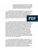 Explique y Contraste La Posible Respuesta de San Agustín y Averroes