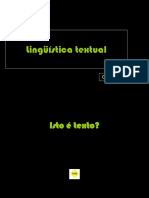 Lingüística Textual - o Que é Texto