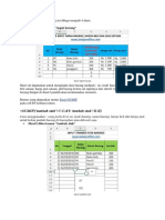 Rumus Buat Tabel Excel