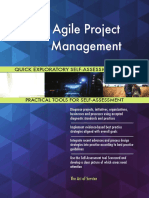 Agile Project Management Quick Exploratory Self-Assessment Guide
