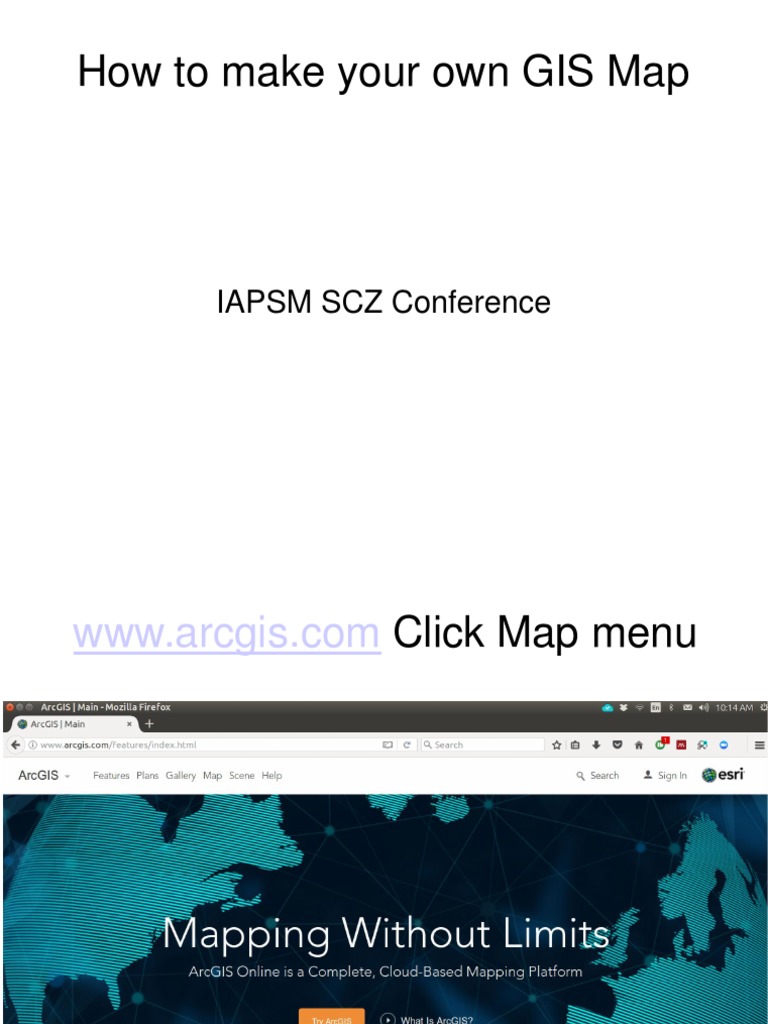 Arc GIS Make A Map | PDF | Computers