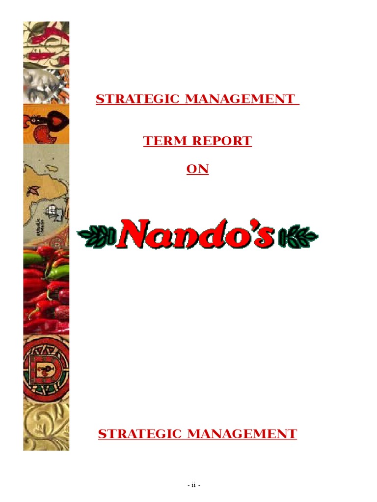 NANDOS-Final Strategic MGT Report | PDF | Strategic Management | Supply ...