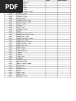 Cuadros para Hacer Inventario