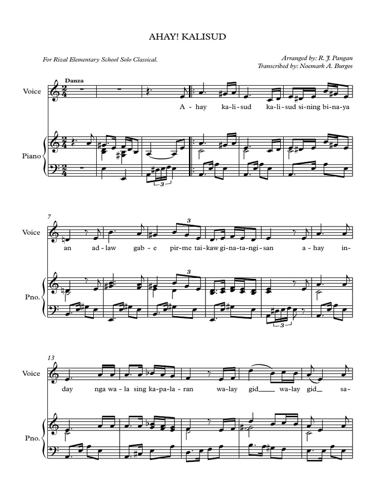 AHAY! KALISUD - Final Scoresheet | PDF | Alphabet grec | Langues