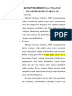 Konsep Monitoring Dan Evaluasi Manajemen Berbasis Sekolah