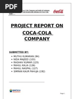 Download Final Report on Coca-cola by nida24 SN36461844 doc pdf
