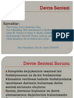 Devre Sentezi̇ Sunu