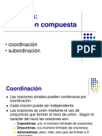 Las oraciones compuestas II. Material de apoyo para el parcial..ppt