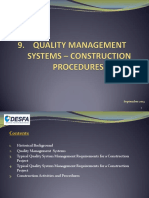 Quality Management System - Construction Procedures PDF