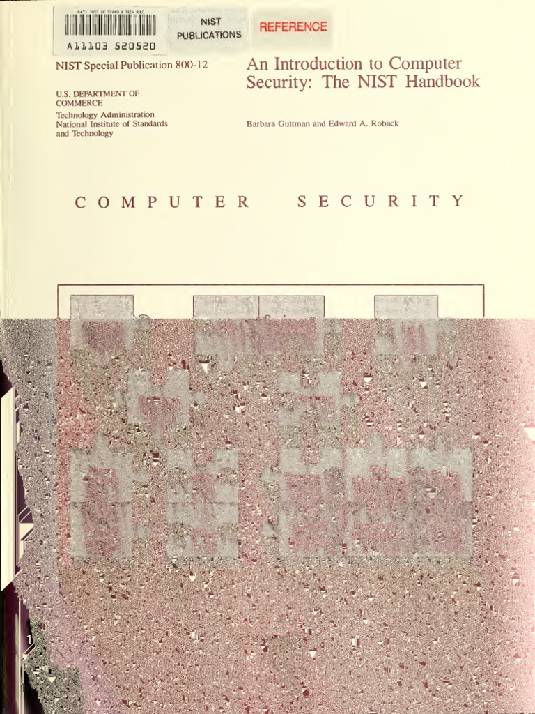 NIST COMPUTER SECURITY Handbook PDF PDF Classified Information