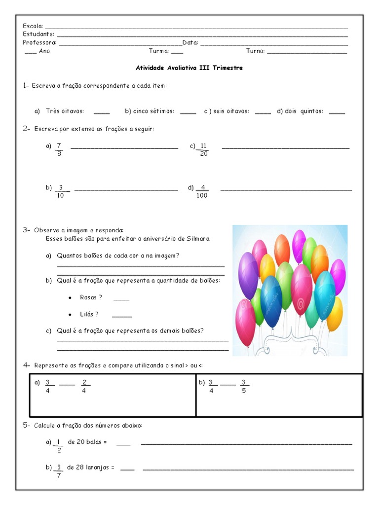 QUIZ DE MATEMÁTICA - QUESTÕES DE CONCURSO - FRAÇÕES E NÚMEROS