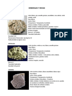 Minerales y Rocas