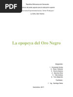 Análisis Crítico de La Epopeya Del Petroleo