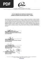 Ata Da Comissão de Controle e Finanças Do Confef