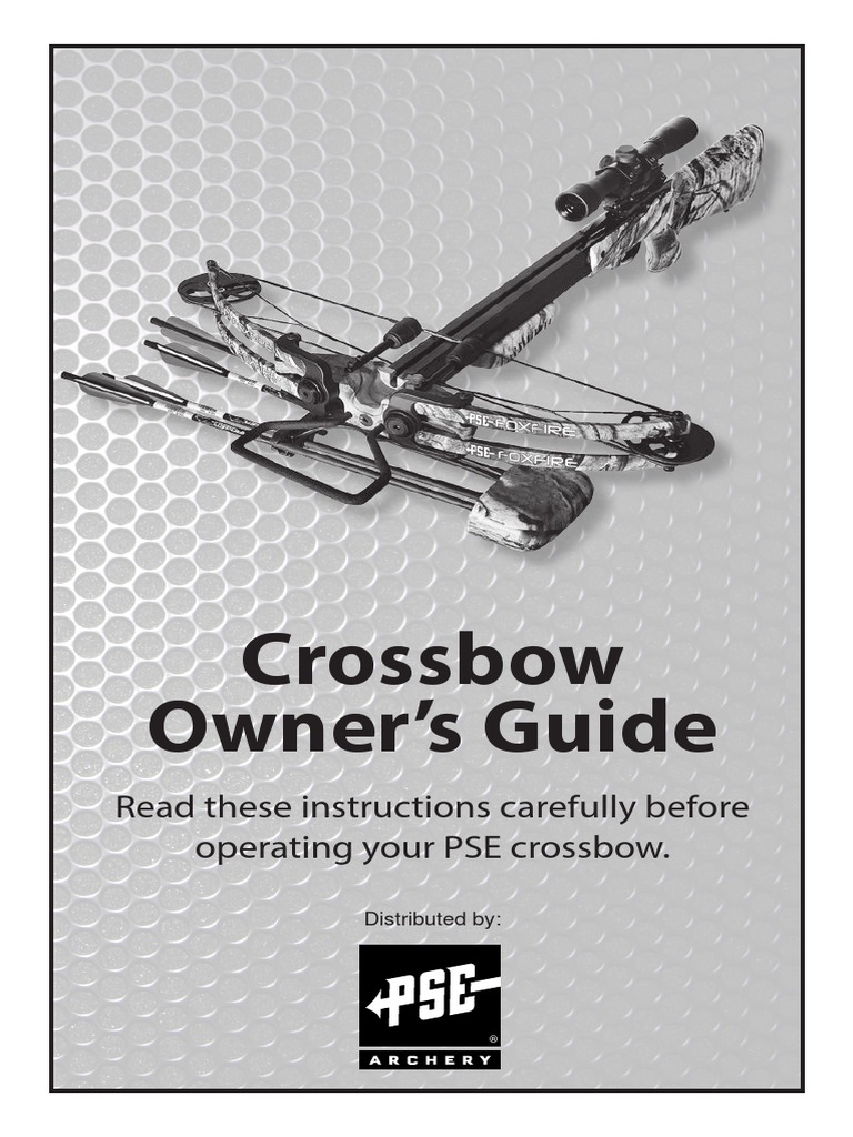 Horton Hunter Crossbow Owners Manual