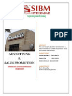 Randall's Advertising & Sales Promotion Case Study Analysis