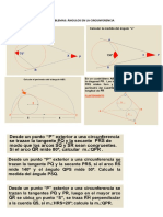 PROBLEMAS Ángulos en La Circunferencia