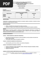 Ementa de Química Orgânica III