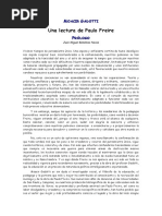 Prologo Una Lectura de Paulo Freire