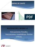 Inecuaciones Lineales y Cuadráticas. Puntos Críticos