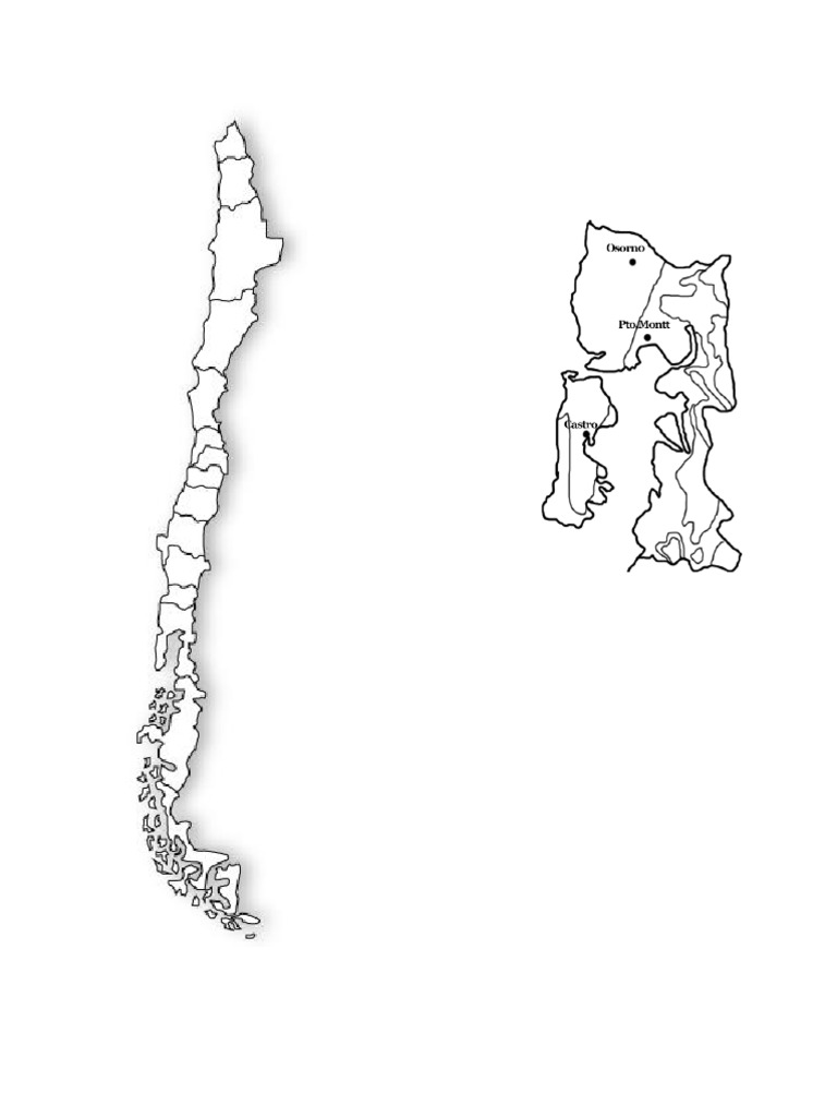 Mapa Mudo De Chile