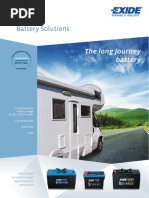 Exide Multifit Leisure Battery Brochure
