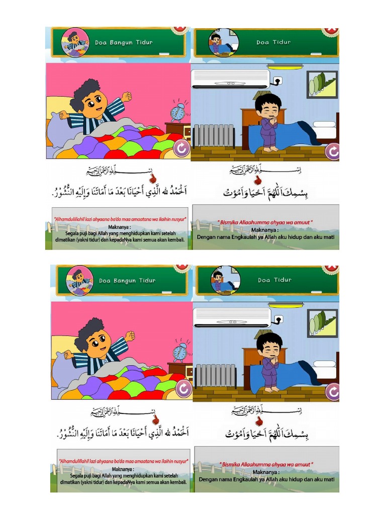 Doa Adab Tidur