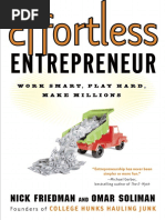 Effortless Entrepreneur by Nick Friedman and Omar Soliman - Excerpt