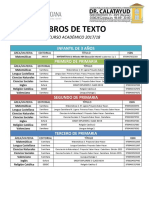 Libros de Texto 2017-2018